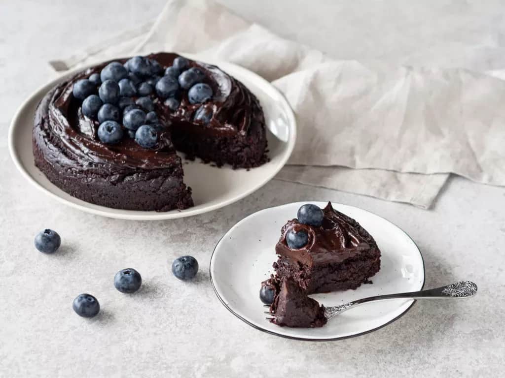 Przepyszne ciasto z czerwonej fasoli i banana - bez jajek i glutenu