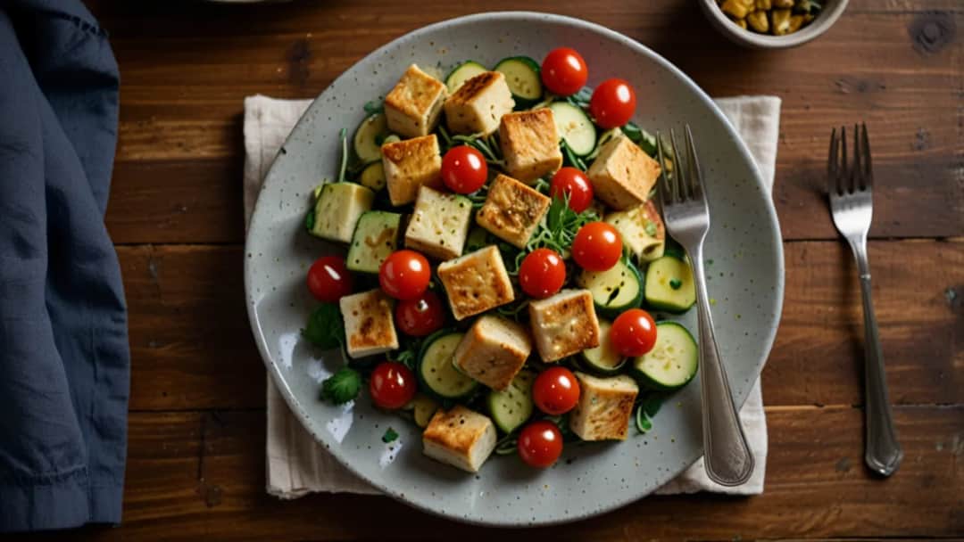 Cukinia z tofu: przepis na szybkie i zdrowe danie wegetariańskie