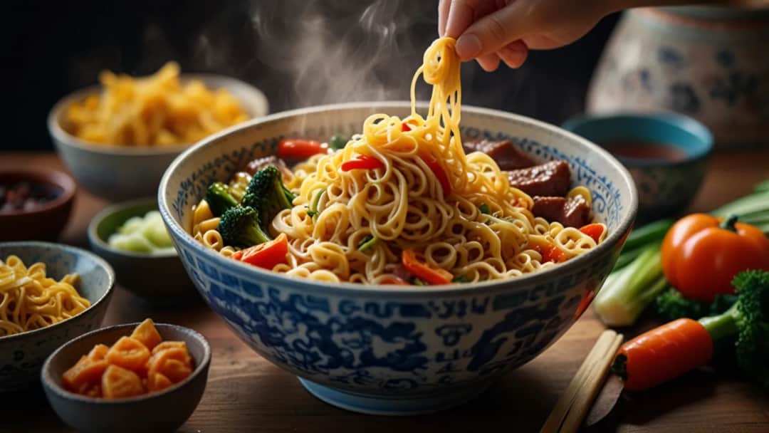 Jak przygotować idealny chiński makaron jajeczny: 5 prostych kroków