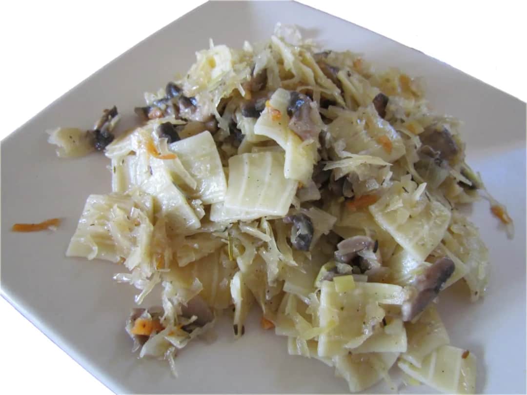 Dietetyczne łazanki z kapustą - Prosty przepis na smaczne fit danie